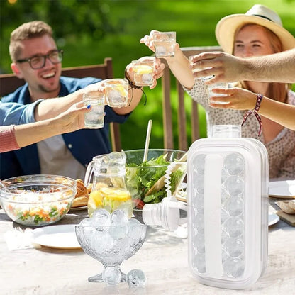 2-in-1 Portable Folding Ice Ball Maker Bottle