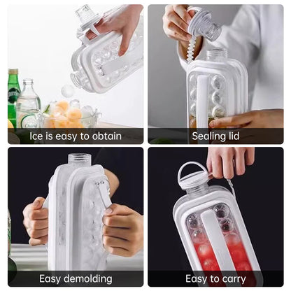 2-in-1 Portable Folding Ice Ball Maker Bottle