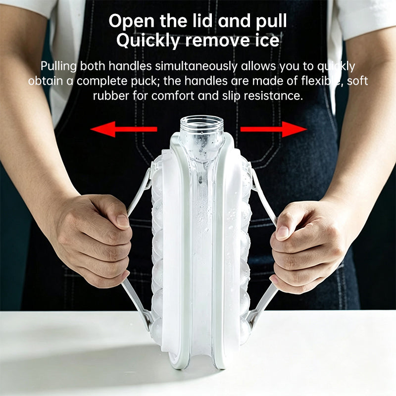 2-in-1 Portable Folding Ice Ball Maker Bottle